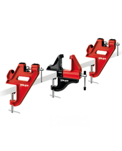 Three anchor point VOLA ski vises