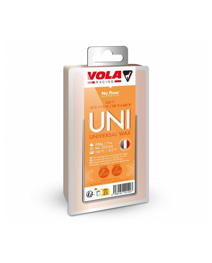 Cera universal VOLA 80g esquí snowboard