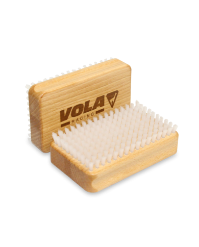 Cepillo de nylon duro VOLA encerado esquís y tablas de snowboard