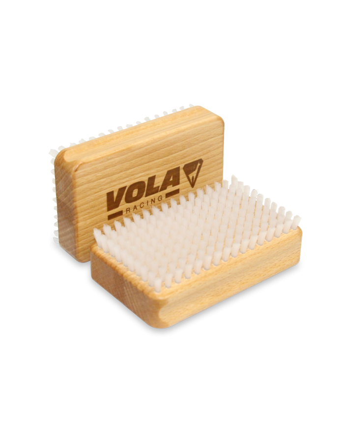 Cepillo de nylon duro VOLA encerado esquís y tablas de snowboard