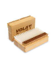 Cepillo de Nylon/Bronce VOLA para encerado de esquís y snowboard