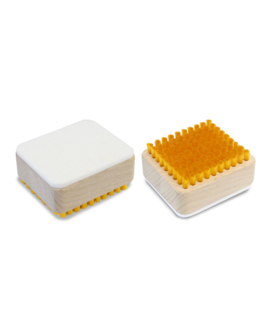 Brosse en nylon doux et feutre pour le fartage de skis et snowboards