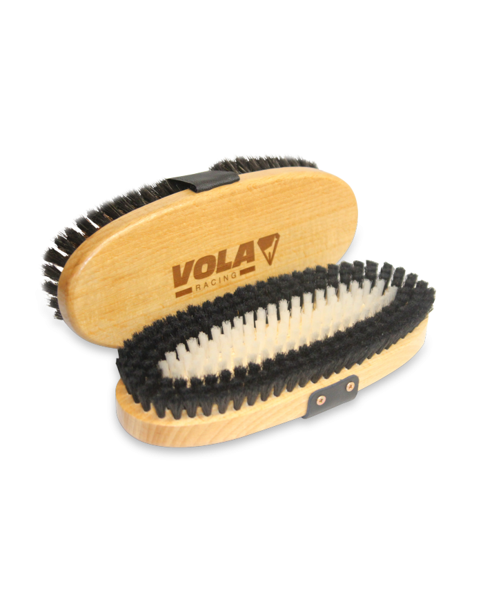Brosse ovale de finition pour le fartage de skis et snowboards.