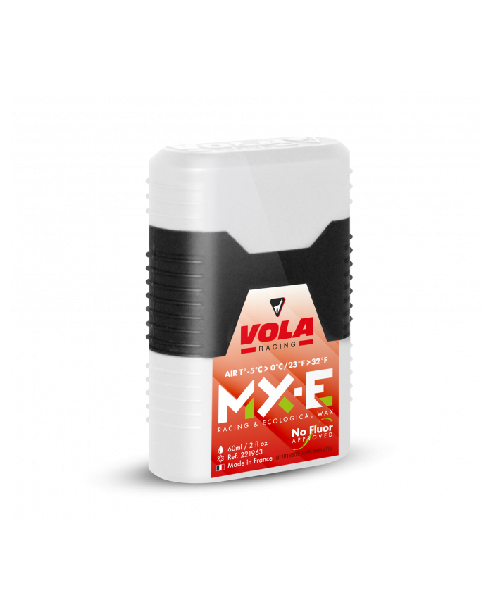 Liquid base wax red for waxing skis and snowboards